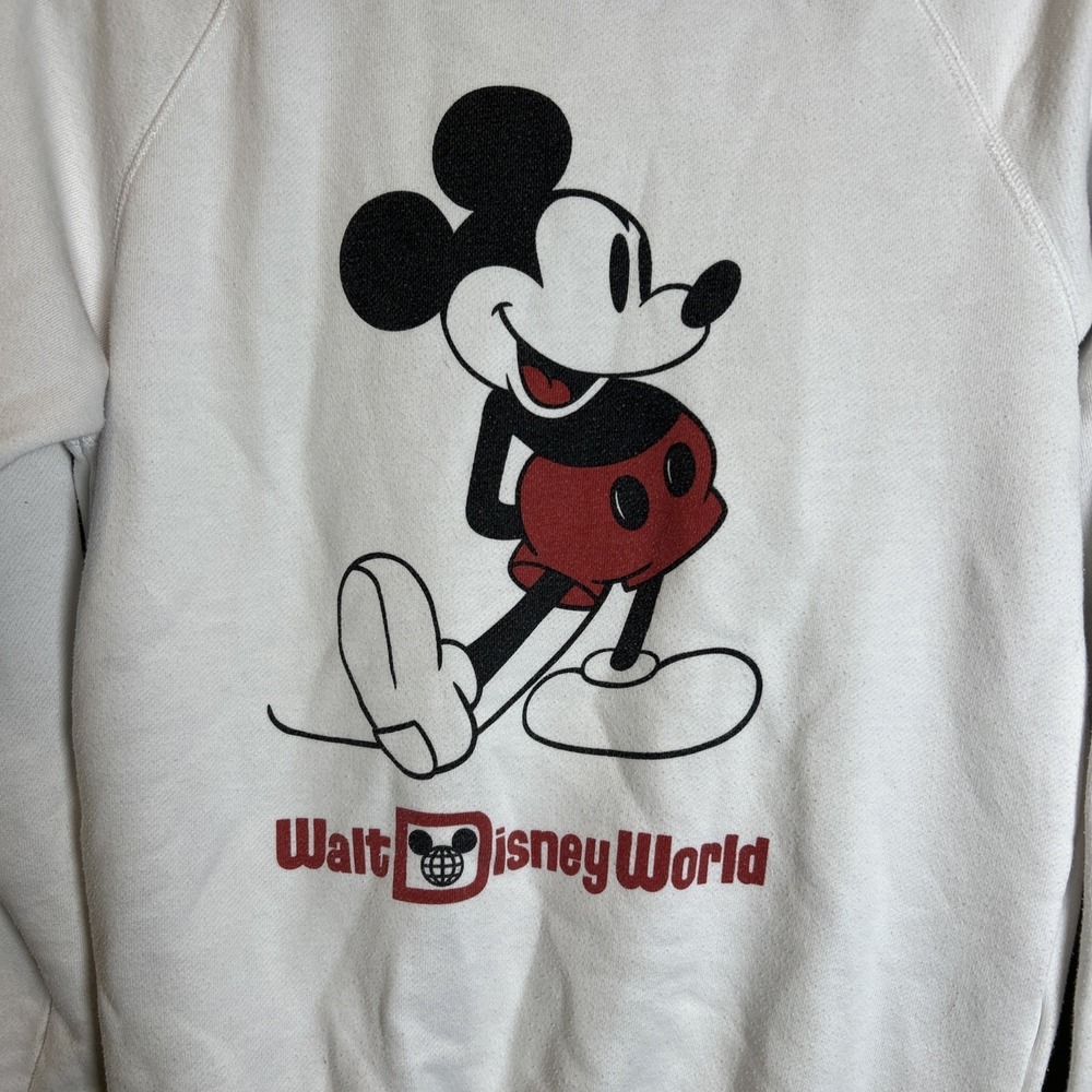 Disney Parks Walt Disney World Mickey Mouse Sweatshirt XS Vintage Disney sweater - Picture 4 of 8